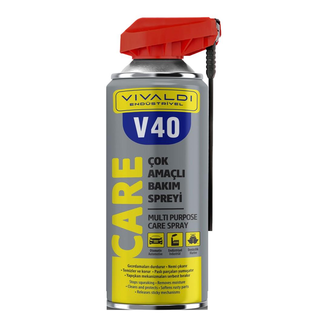 Vivaldi V40 Çok Amaçlı Bakım Spreyi Kobra Başlık 400 ml görsel
