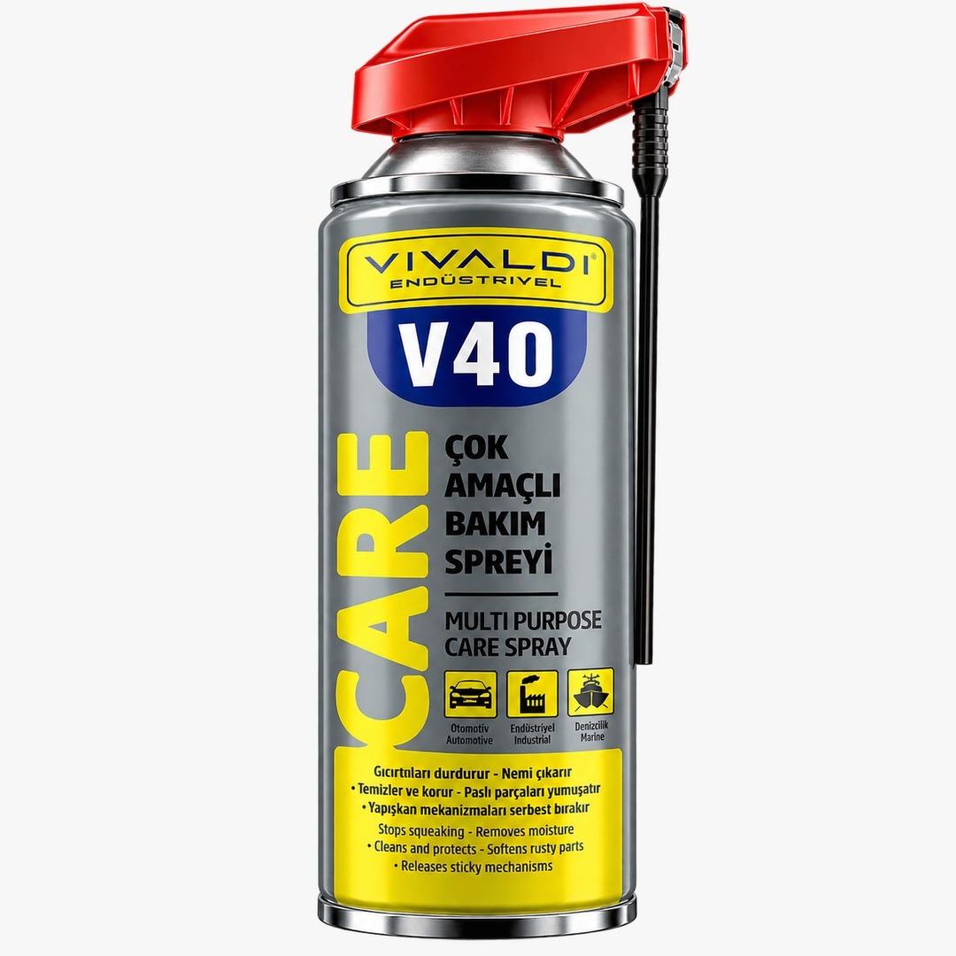 Vivaldi V40 Çok Amaçlı Bakım Spreyi Kobra Başlık 400 ml